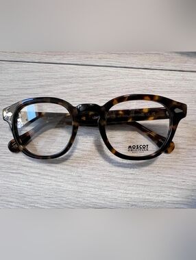 Moscot Lemtosh Tortoise Frame Glasses 49-24-145
